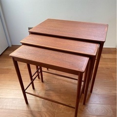美品Grete Jalk(グレーテ・ヤルク)　ネストテーブル　PJ製 美品Grete Jalk(グレーテ・ヤルク) ネストテーブル PJ製