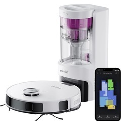 ロボット掃除機 サイクロン式 EUREKA 4000pa強力吸引 水拭き両用