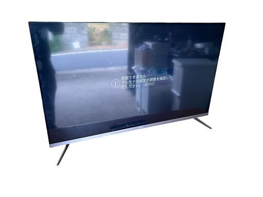 TCL 43V型 4K対応 液晶テレビ スマートテレビ(Android TV) 43P8B　2020年製　Youtube リモコン付属