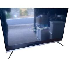 TCL 43V型 4K対応 液晶テレビ スマートテレビ(Android TV) 43P8B　2020年製　Youtube リモコン付属