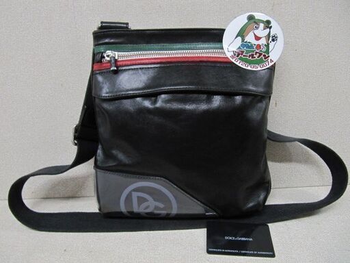 入荷！【ブランド】DOLCE\u0026GABBANA  レザー 斜め掛け 【ブランド･腕時計高価買取アールワン田川】