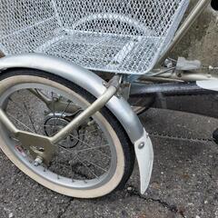 B469 電動アシスト三輪車☆YAMAHA☆PAS☆18-16インチ☆内装3段