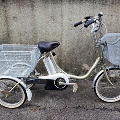 B469 電動アシスト三輪車☆YAMAHA☆PAS☆18-16インチ☆内装3段