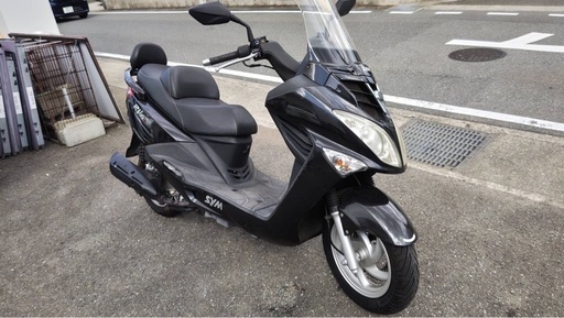 SYM ピンクナンバー　メットインスクーターバイク　福岡市