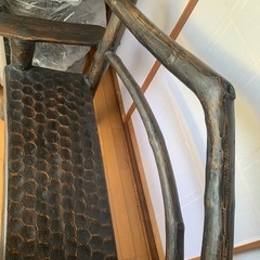 お取引決まりました 丸太の椅子