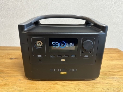 【決まりました】EcoFlowRiverProポータブル電源　ほぼ未使用