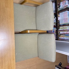 無印良品　リビングでもダイニングでもつかえるシリーズ ダイニングテーブル1台・ソファチェア2脚・ベンチ1脚の 4点セット