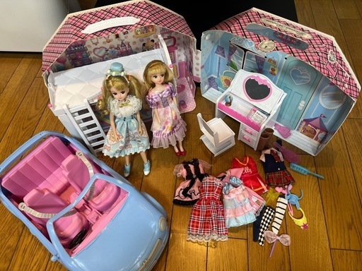 リカちゃん人形、お店家具セット\n