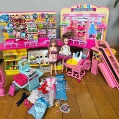 リカちゃん人形、お店家具セット
