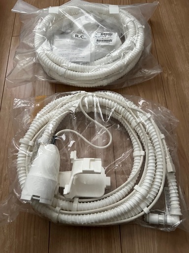 シャープ洗濯用ホース2個