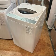 【愛品館 市原店】✨安心の分解洗浄済✨東芝 2019年製 5.0Kg洗濯機 AW-5G6 【愛市I4S033071-007】