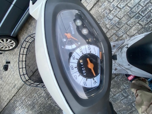 訳あり アドレス125G ヨシムラサイクロンマフラー付160ccボアップ