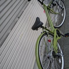 ASUNARO[アスナロ]27吋 シティサイクル 外装6段/グリーン