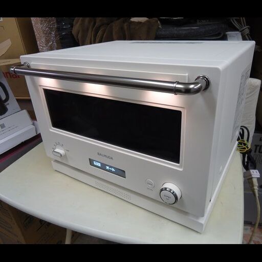 札幌★バルミューダ◆BALMUDA The Range◆庫内フラット/オーブンレンジ◆800W◆K09A-WH◆2023年
