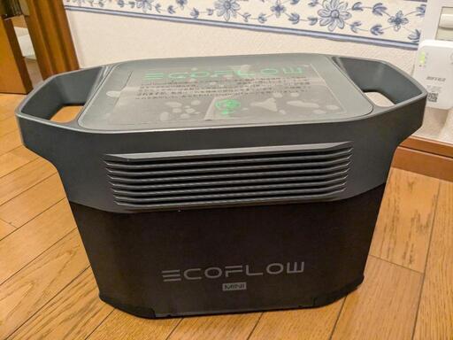 EcoFlow（エコフロー）DELTA miniポータブル電源。
