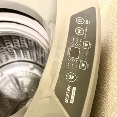 設置のみ未使用洗濯機❗️ 縦型 一人暮らし 3.8kg 小型 抗菌パルセーター 家庭用 家電  全自動 部屋干し 必要なもの 簡単 二人暮らし コンパクト BTWA01 BESTEK