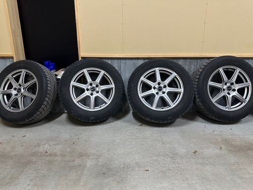 225/60R/17 4本アルミセット ブリザックVRX スタッドレス BLIZZAK VRX