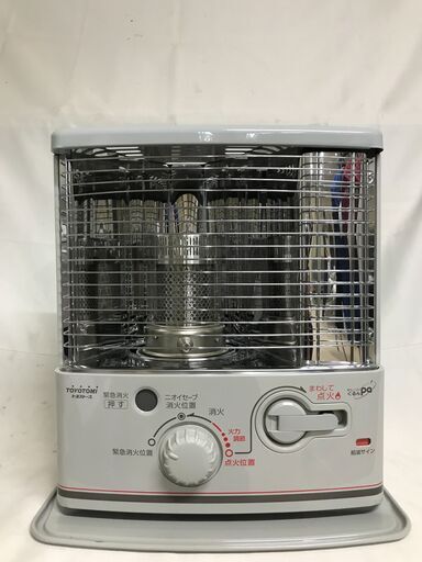 【北見市発】トヨトミ TOYOTOMI 自然通気形開放式石油ストーブ RS-G24D 2013年製 3.6L グレー 冬物家電 防寒対策 (E3043mmsY)