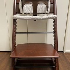 ストッケ トリップトラップ ウォールナットブラウン ベビーセット付き