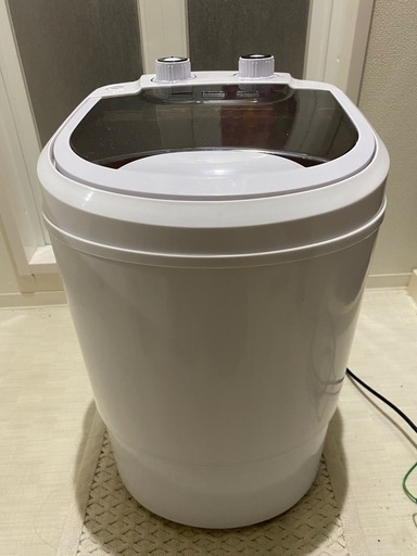 小型洗濯機  美品 ホワイト 箱あり