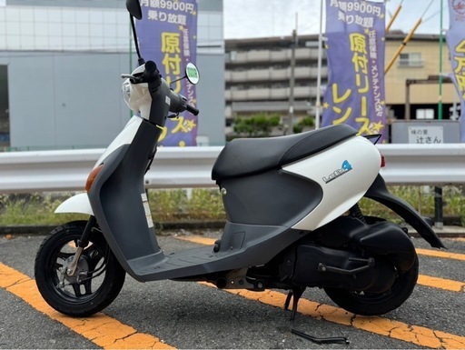 【ご成約でヘルメットプレゼント】スズキ レッツ4 CA41A FI車 ホワイト【配送•当日納車可能】