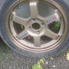 RAYS TE37 15inch 6.5J PCD100 4穴 2本
