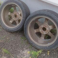 RAYS TE37 15inch 6.5J PCD100 4穴 2本
