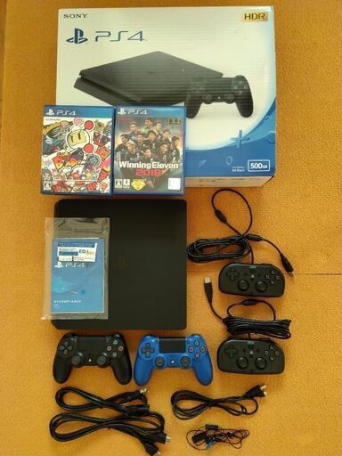 値下げ！PlayStation4ブラック500GB CUH2100A B01付属品完備！