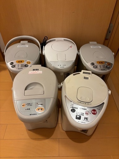 ポット5点セット　ZOJIRUSHI ピーコック等