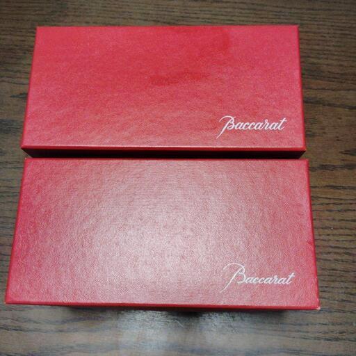 Baccaratバカラ　エキノックスグラス　12センチ　1個定価25000円  未使用品　説明書付き2個とも　芸能人の結婚式での引出物で有名に!　１個の価格