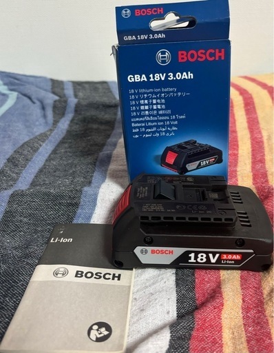 BOSCHバッテリー18V3.0Ah
