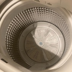 【使用5ヶ月の美品】ハイアール 5.5kg 全自動洗濯機 ホワイト 　　