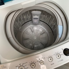 ⭐️🚗³₃✨️お届け設置無料(⛩✨️京都限定 特別価格❣️⛩)❣️少し大きめ7kg❣️フタにキズあり🌀洗濯機🌀Haier 2019年製❣️7kg❣️