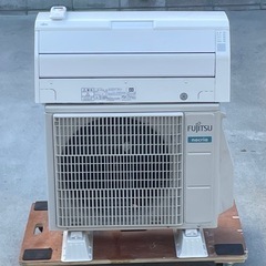 取付け可 ! ! ◇富士通 エアコン 6畳用 2020年製 ノクリア 人感センサー お掃除機能　100V RAS-E225E6R 洗浄済み ! 保証付 ! ! 取付け可 ! ! ◇富士通 エアコン 6畳用 2020年製 ノクリア 人感