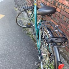 要修理（パンク）※含防犯登録書き換え料※ グリーン ギアチェンジ可能