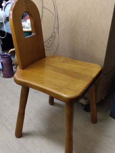 海外輸入家具　高級　無垢　イス　花台　チェア