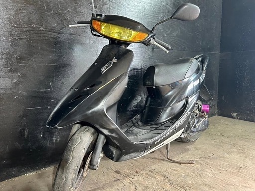 ★支払総額4.4万円★走行テスト済み！始動動画あり♪ ホンダ ライブディオZX AF35 バッテリー新品！2スト！オイル交換必要なし！イエローレンズ！カスタムベースにも♪