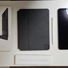 ipad air 4世代 64g wi-fi、Apple pencile 2世代Apple magic keybord 