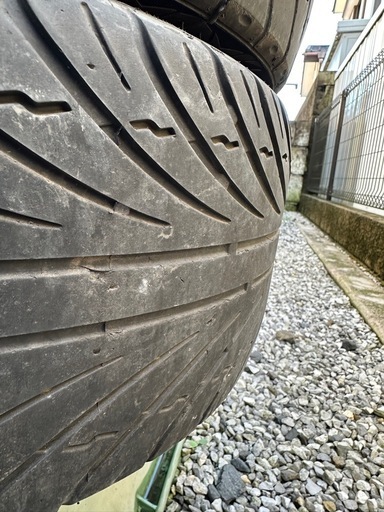 YOKOHAMA AVS VS-5 ホイール 17インチ 9J+38 5穴 2本 YOKOHAMA AVS VS5 17インチアルミホイール ③ 送料込 ホイール（タイヤ