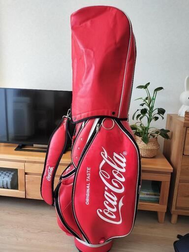 コカコーラ ゴルフバッグ キャディバッグ フード付きコカ・コーラ