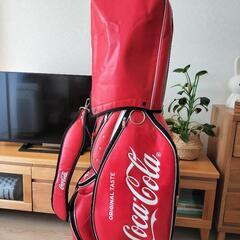 フード付きコカ・コーラ ゴルフバッグ キャディーバッグ