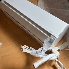 エアコン 白くまくん 14畳200v 室外機込み 取り外し済