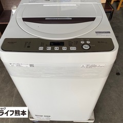 2019年製 シャープ 全自動洗濯機 6kg ES-GE6D