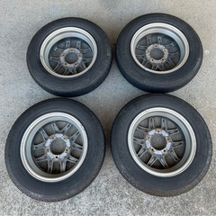 ジムニー 純正アルミホイール ４本セット 16x5.5J INSET22 純正タイヤ付 175/80R16