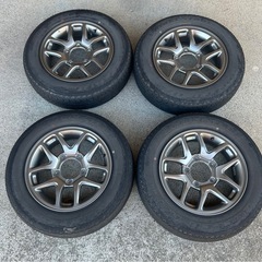 ジムニー 純正アルミホイール ４本セット 16x5.5J INSET22 純正タイヤ付 175/80R16