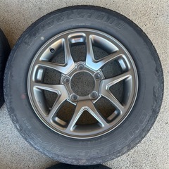 ジムニー 純正アルミホイール ４本セット 16x5.5J INSET22 純正タイヤ付 175/80R16