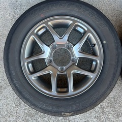ジムニー 純正アルミホイール ４本セット 16x5.5J INSET22 純正タイヤ付 175/80R16