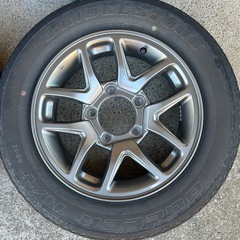 ジムニー 純正アルミホイール ４本セット 16x5.5J INSET22 純正タイヤ付 175/80R16