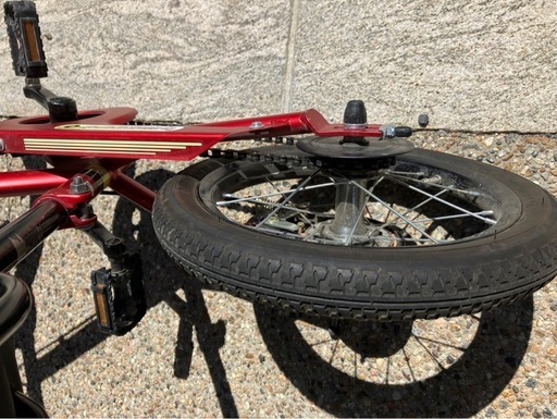 未使用品】折りたたみ自転車 CHEVROLET 16インチ 変速あり ホワイト