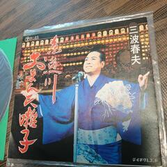 三波春夫　レコード　おまんた囃子　希少